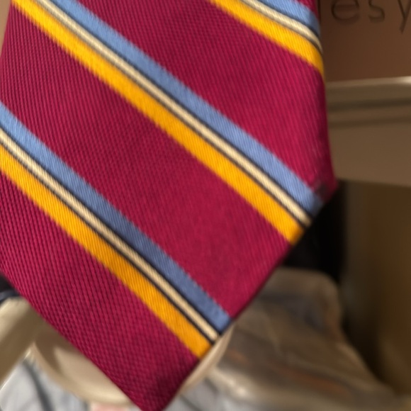 Lands’ End 100% silk Neck Tie - Brilliant Colors! - Subtle Power Flex! - Picture 8 of 9